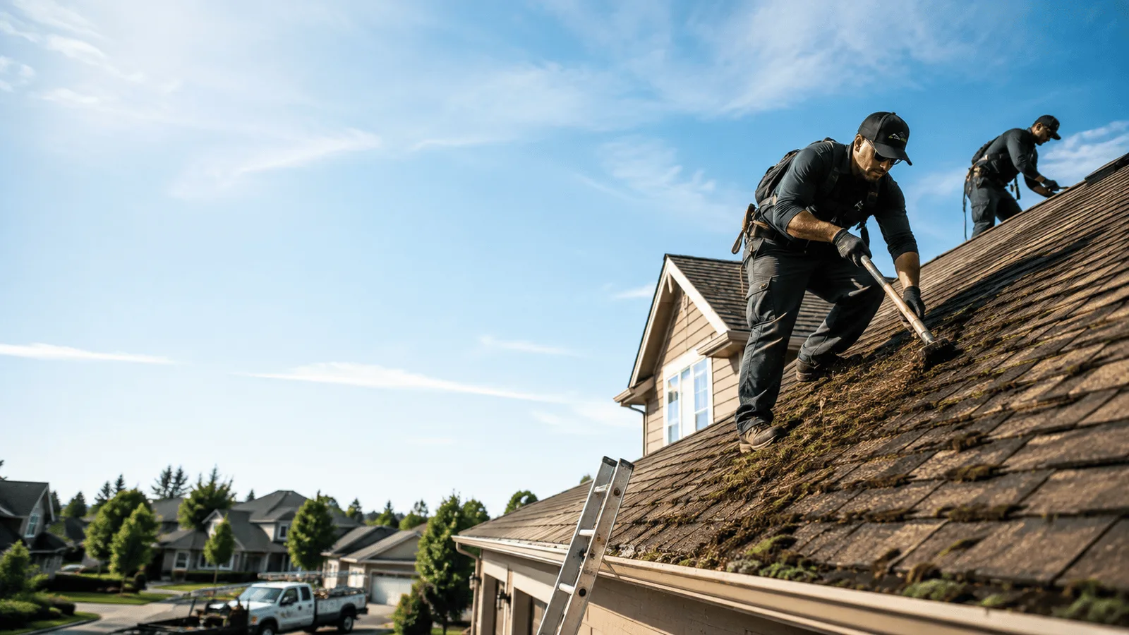 Roof Moss Removal in Mount Vernon, IN near me